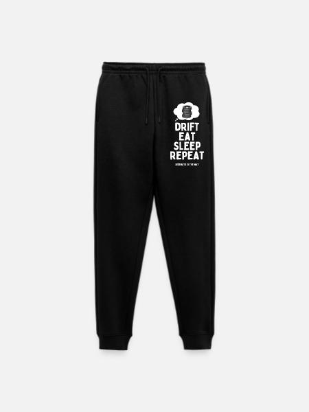 Drift Eat Sleep Repeat - Men's Premium Organic Joggers - black