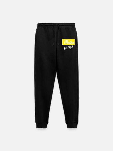 MASTER. MASTER. HUMOR - Men's Premium Organic Joggers - black