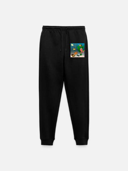 Marine life - Men's Premium Organic Joggers - black