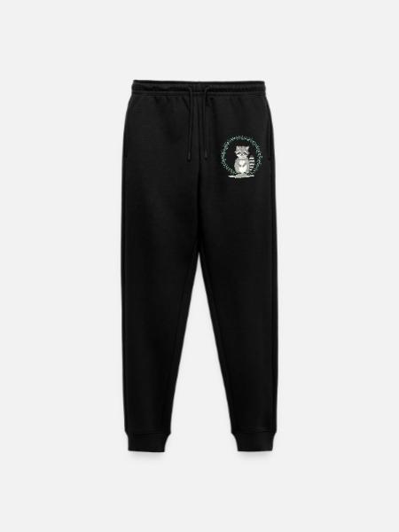 racoon - Men's Premium Organic Joggers - black