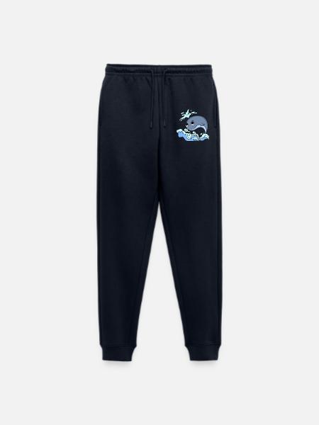 whale - Men's Premium Organic Joggers - navy