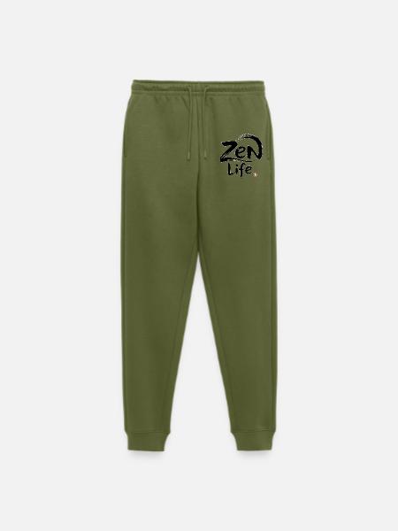 Zen-Leben: Frieden und Gleichgewicht - Männer Premium Bio Jogginghose - Khaki