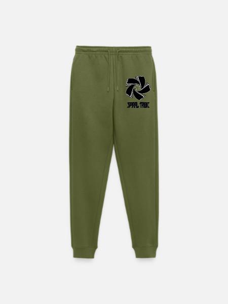 Spiral Tribe - Men's Premium Organic Joggers - khaki