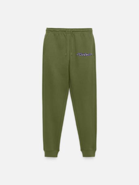 Code style (purple) - Pantalon de jogging Premium bio Homme - kaki