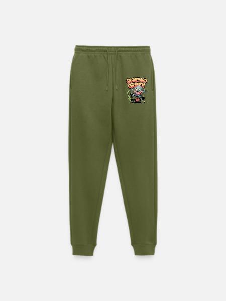 Friedhofs-Grind! - Männer Premium Bio Jogginghose - Khaki