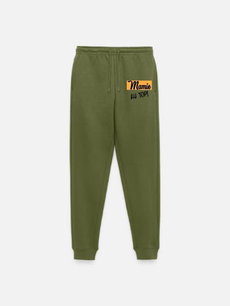 MAMIE - Pantalon de jogging Premium bio Homme - kaki