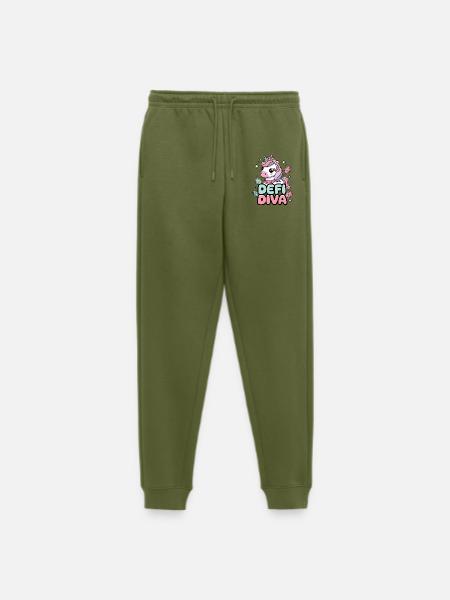 Defi Diva - Männer Premium Bio Jogginghose - Khaki