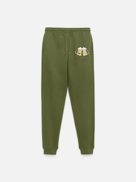 Beer mugs - Men's Premium Organic Joggers - khaki