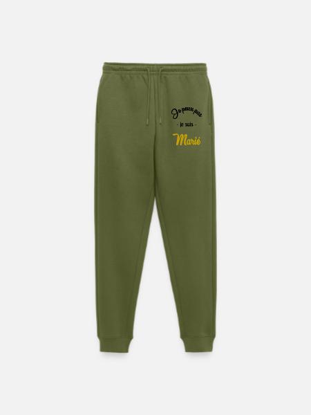 JUST MARRIED. EVJF - Pantalon de jogging Premium bio Homme - kaki