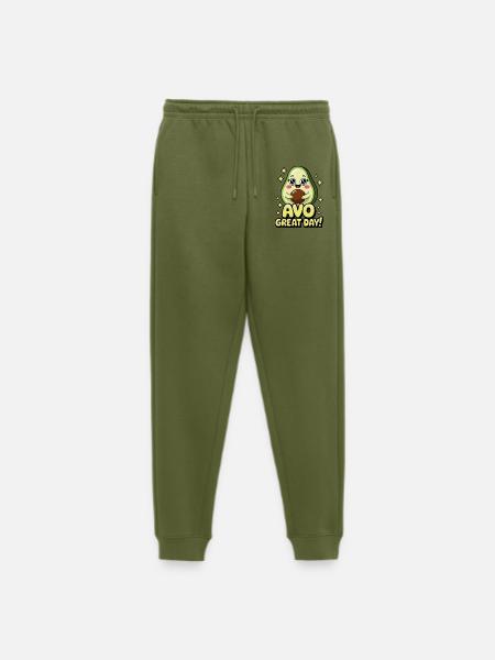 Avo Great Day! - Men's Premium Organic Joggers - khaki