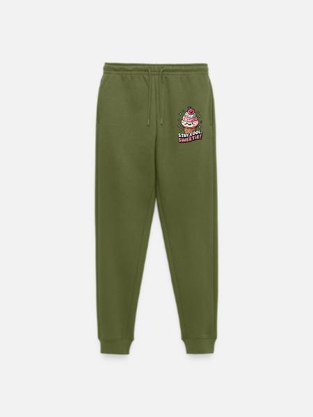 Stay Cool, Sweetie! - Men's Premium Organic Joggers - khaki