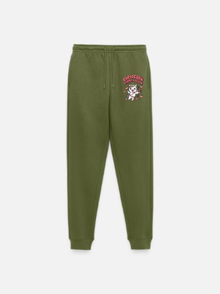 Cupidcorn Strikes Again - Men's Premium Organic Joggers - khaki