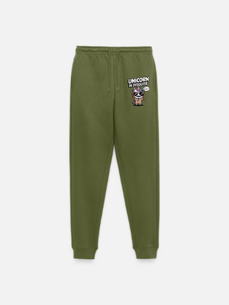 Unverkleidetes Einhorn - Männer Premium Bio Jogginghose - Khaki