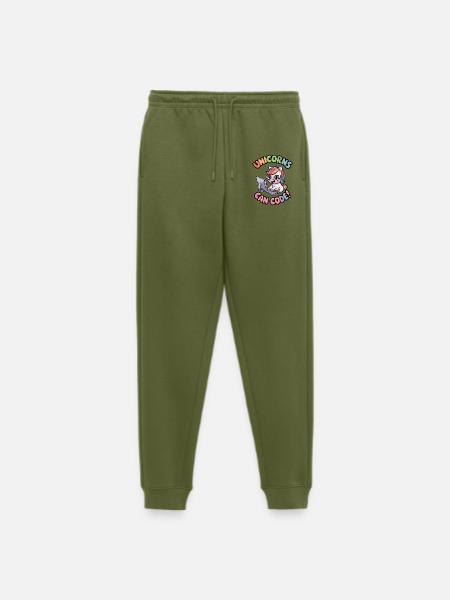 Einhörner können programmieren! - Männer Premium Bio Jogginghose - Khaki