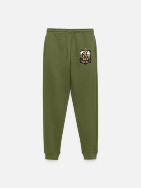 Hodl The Line! - Men's Premium Organic Joggers - khaki