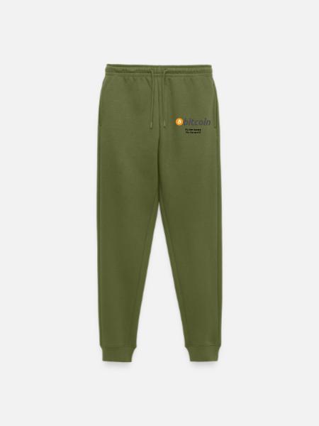 Fixthemoney - Männer Premium Bio Jogginghose - Khaki