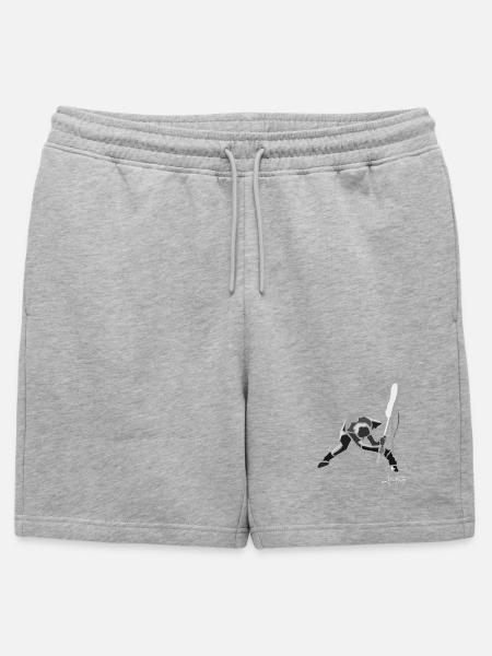 strummer-spread - Short de survêtement homme premium - gris chiné