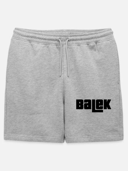 Balek - Short de survêtement homme premium - gris chiné