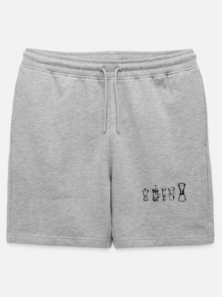 Alternative Coffee - Mens' Premium Organic Sweatshorts - heather grey