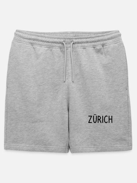 Zurich - Mens' Premium Organic Sweatshorts - heather grey