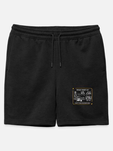 photographer - Mens' Premium Organic Sweatshorts - black