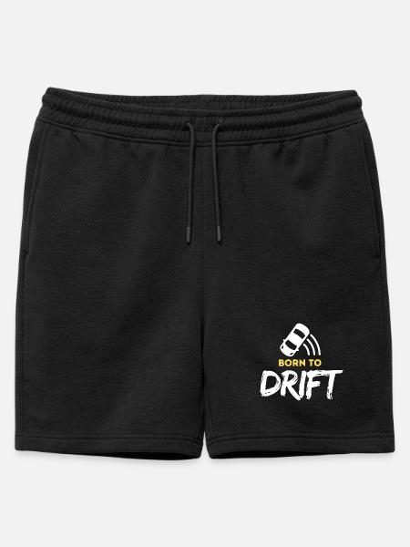 Né pour le drift - Short de survêtement homme premium - noir