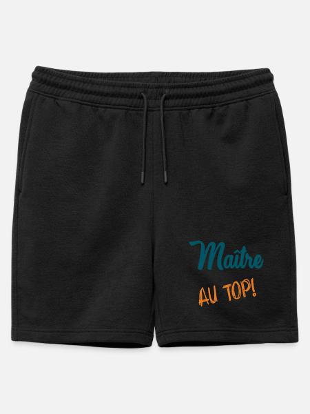 MAITRE - Short de survêtement homme premium - noir