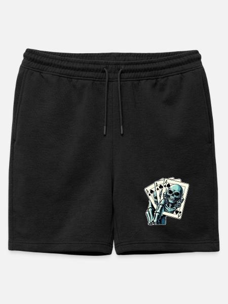 Jeu de cartes Alien - Short de survêtement homme premium - noir