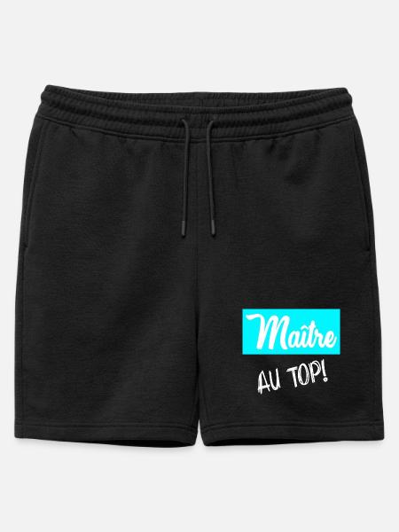 MAÎTRE. MAITRE - Short de survêtement homme premium - noir