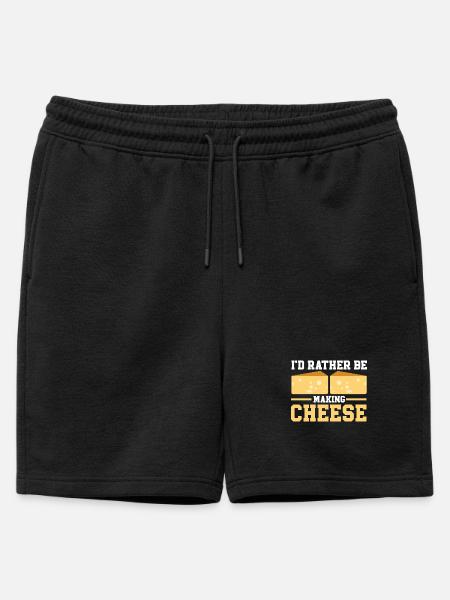 Cheese Making Cheese Lover - Mens' Premium Organic Sweatshorts - black