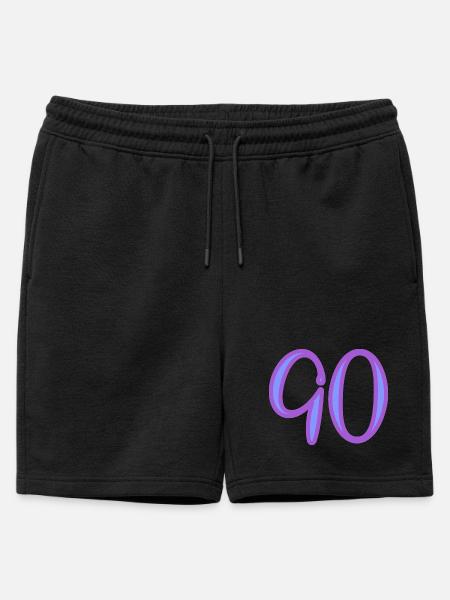 90 - Mens' Premium Organic Sweatshorts - black
