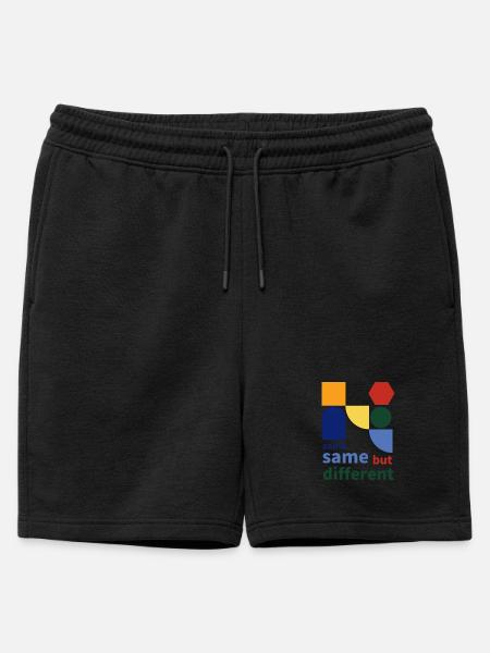 same same but different - Männer Premium Organic Sweatshorts - Schwarz