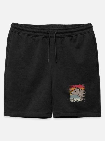 Hyäne - Männer Premium Organic Sweatshorts - Schwarz