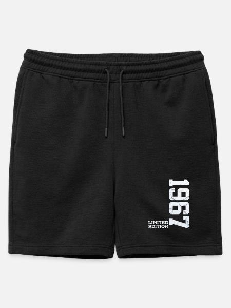 59TH BIRTHDAY LIMITED EDITION 1967 - Mens' Premium Organic Sweatshorts - black