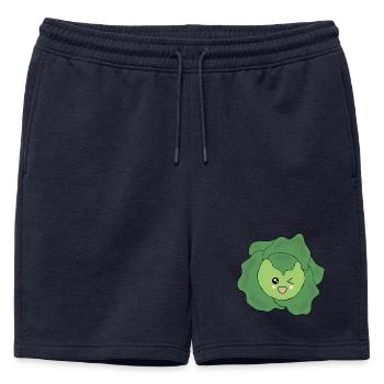 Salad Vegetable Costume Carnival Carnival Partner Shirt - Mens' Premium Organic Sweatshorts - navy - Front - AI Model Male 178 light (178cm)