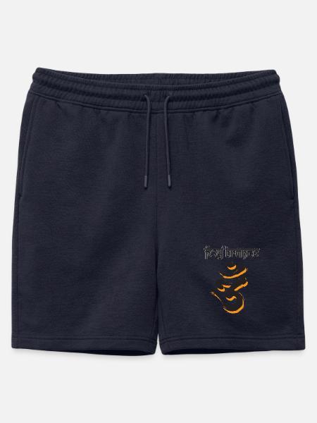 PsyTrance - Short de survêtement homme premium - bleu marine