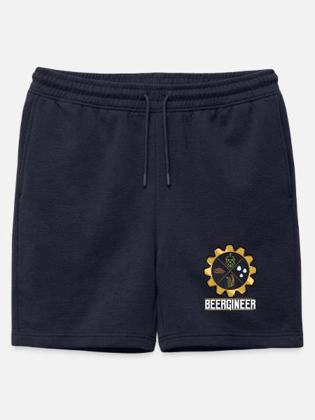 Beergineer Brau-Gear Emblem - Mens' Premium Organic Sweatshorts - navy