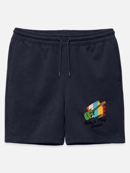 Gitarre - Männer Premium Organic Sweatshorts - Navy
