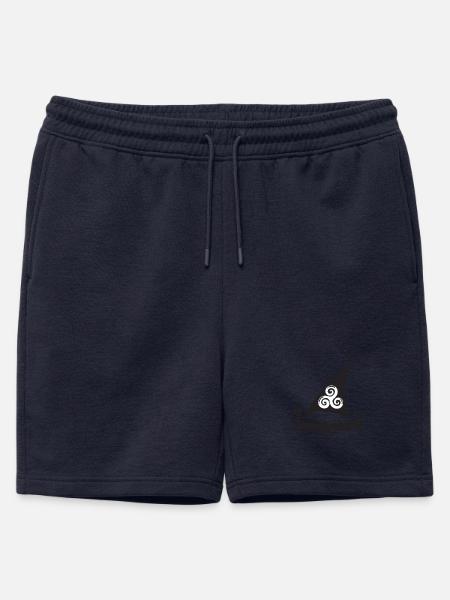 Viking Ship Triskel Sail - Mens' Premium Organic Sweatshorts - navy