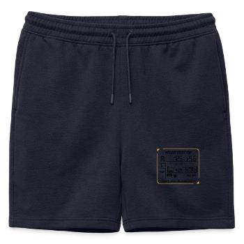 Photography Funny Sayings Photographers Gift - Mens' Premium Organic Sweatshorts - navy - Front - AI Model Male 178 light (178cm)