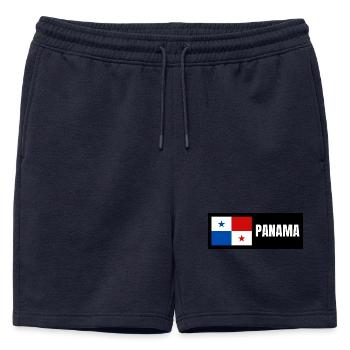 Drapeau du Panama - Short de survêtement homme premium - bleu marine - Devant - AI Model Male 178 light (178cm)