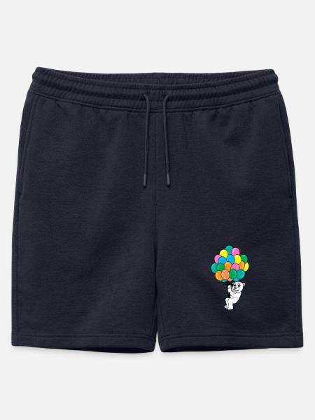 Polar bear balloon - Mens' Premium Organic Sweatshorts - navy