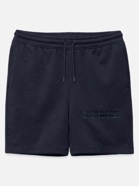 ich bin bold - Männer Premium Organic Sweatshorts - Navy