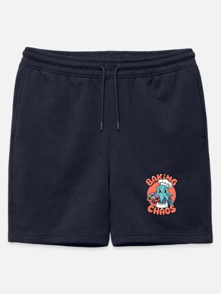 Baking Chaos - Mens' Premium Organic Sweatshorts - navy