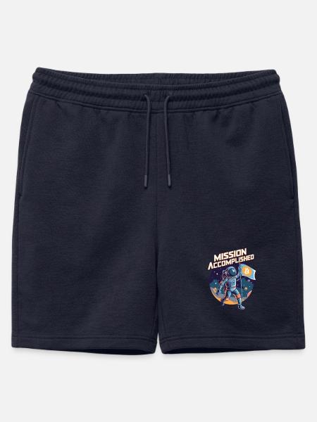 Mission Accomplished - Mens' Premium Organic Sweatshorts - navy
