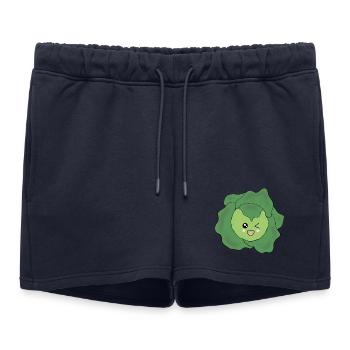 Salad Vegetable Costume Carnival Carnival Partner Shirt - Women’s Premium Organic Sweatshorts - navy - Front - AI Model Female 172 light (172cm)