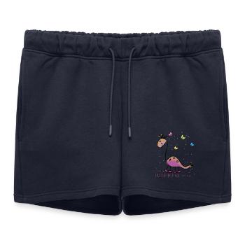 Kindergarten 2023 - Women’s Premium Organic Sweatshorts - navy - Front - AI Model Female 172 light (172cm)