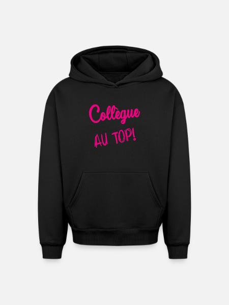 RETIREMENT. RETIREMENT. RETIRED. RETIREMENT - Oversized Heavyweight Unisex Hoodie - black