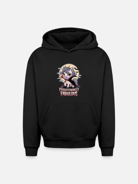 Beängstigend fabelhaft - Oversized Heavyweight Unisex Hoodie - Schwarz