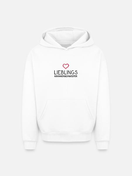 Krankenschwester - Oversized Heavyweight Unisex Hoodie - Weiß